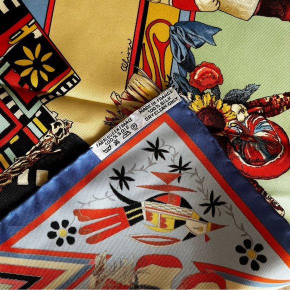 Hermès Paris “Kachinas” Native Silk Scarf Designed by Kermit Oliver - Picture 10 of 14